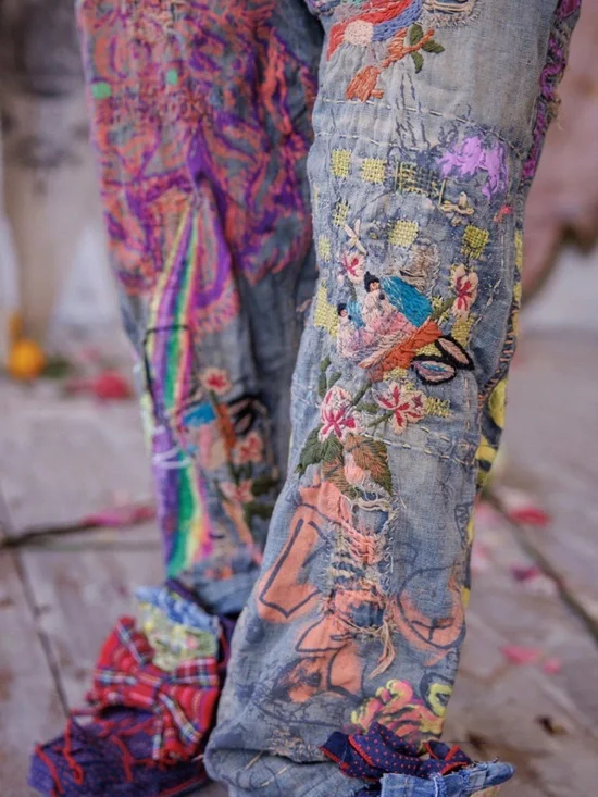 🌈NWT MAGNOLIA PEARL BANANA CIRCUS MINER DENIMS🌈 - Picture 6 of 11